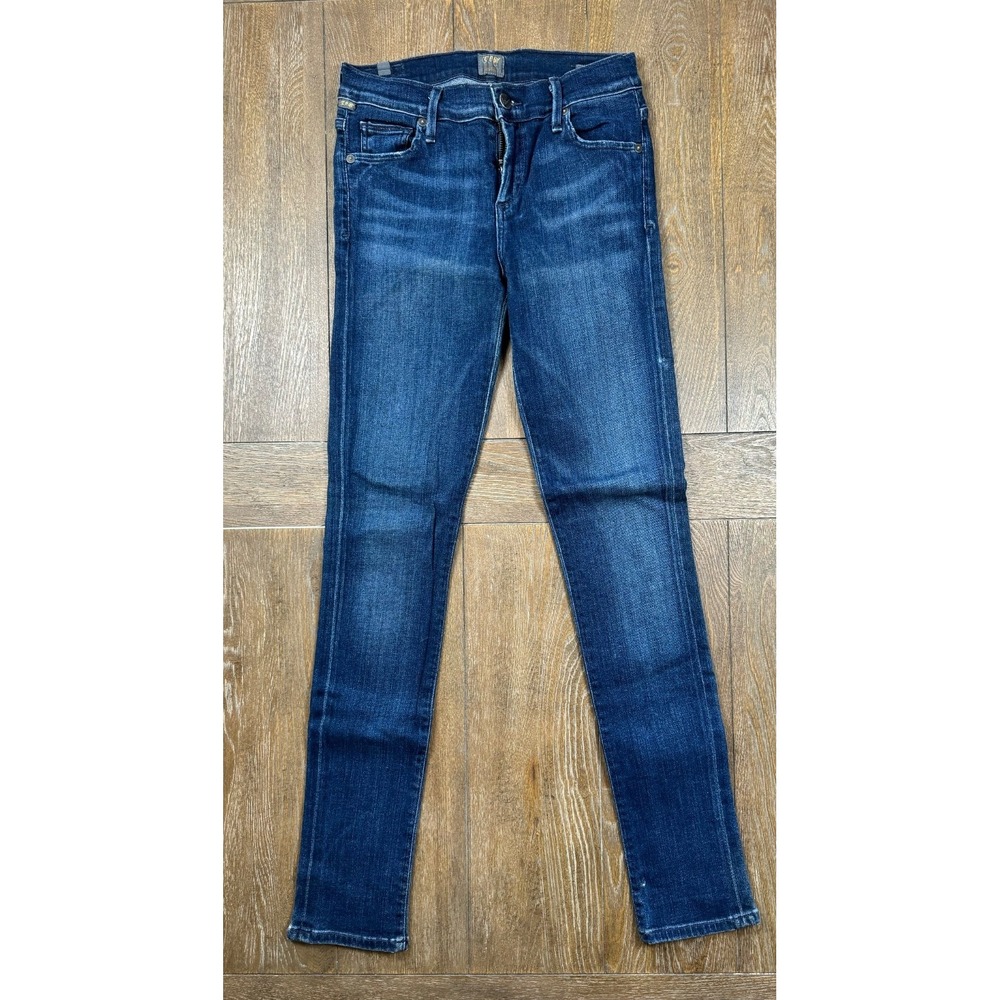 Citizens Humanity Avedon Slick Skinny Jeans 28 Dark Wash Low Rise COH 3203